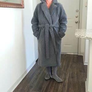 Dark gray french connection coat
